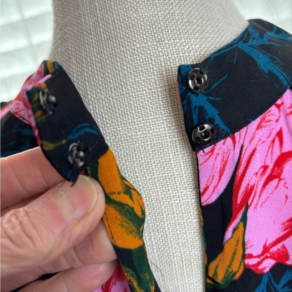 Whistles Digital Bloom Print Blouse, Size 4 - Picture 9 of 12